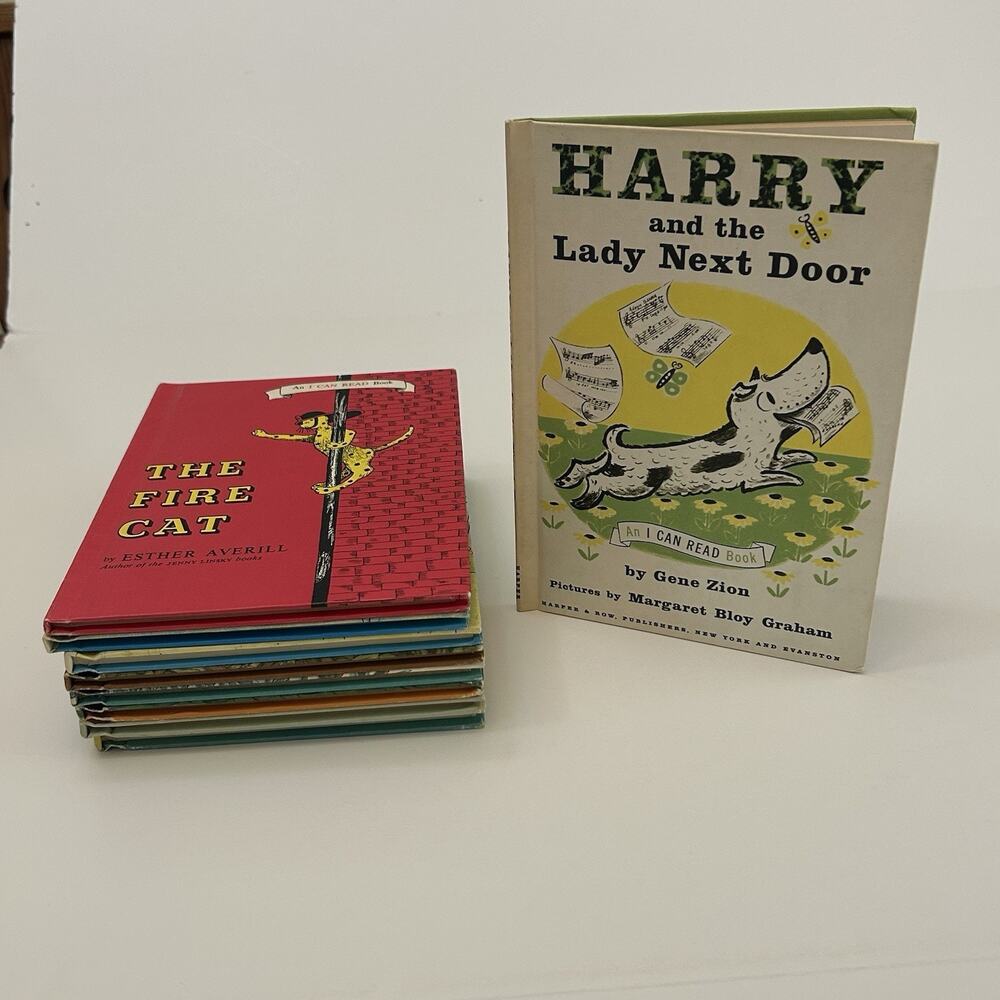 An I Can Read Weekly Reader HARPER and ROW Book Hardcover Lot of 9 Vintage